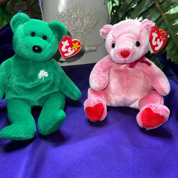 St Patrick's Day Ty Erin The Bear 1997 TY Beanie Baby 